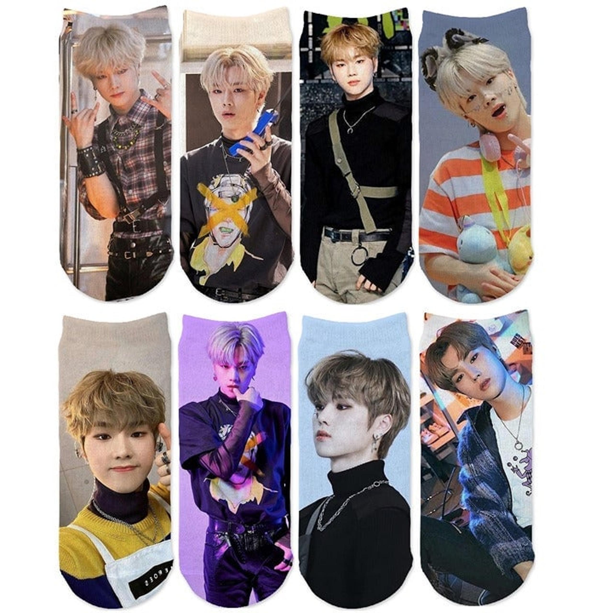 8 Jungsu Xdinary Heroes Kim Jung-su Mix & Match Ankle Socks No-Show K-Pop Merch