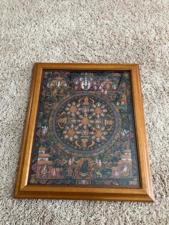 Mandala paint made in Nepal (1)