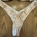 Toluca 3 pc reptile snake skin bikini set RARE