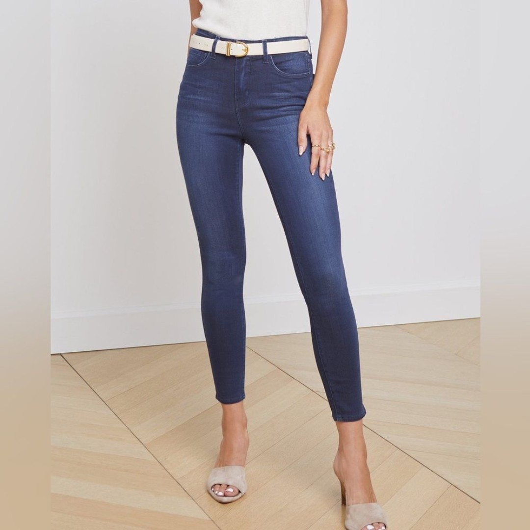 L'AGENCE Margot Cropped Skinny Jean Size 26