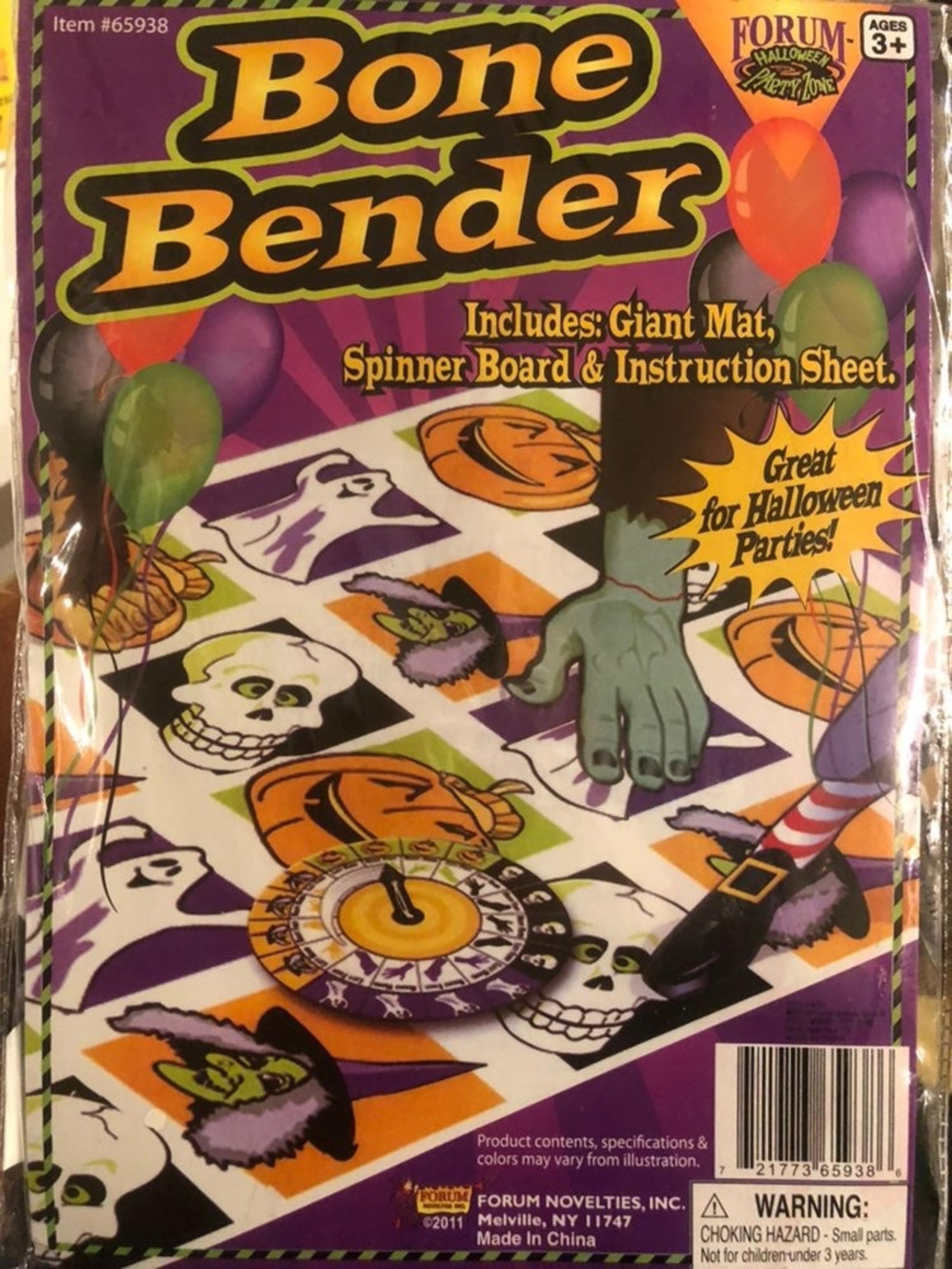 Halloween Twister Party Game Bone Bender