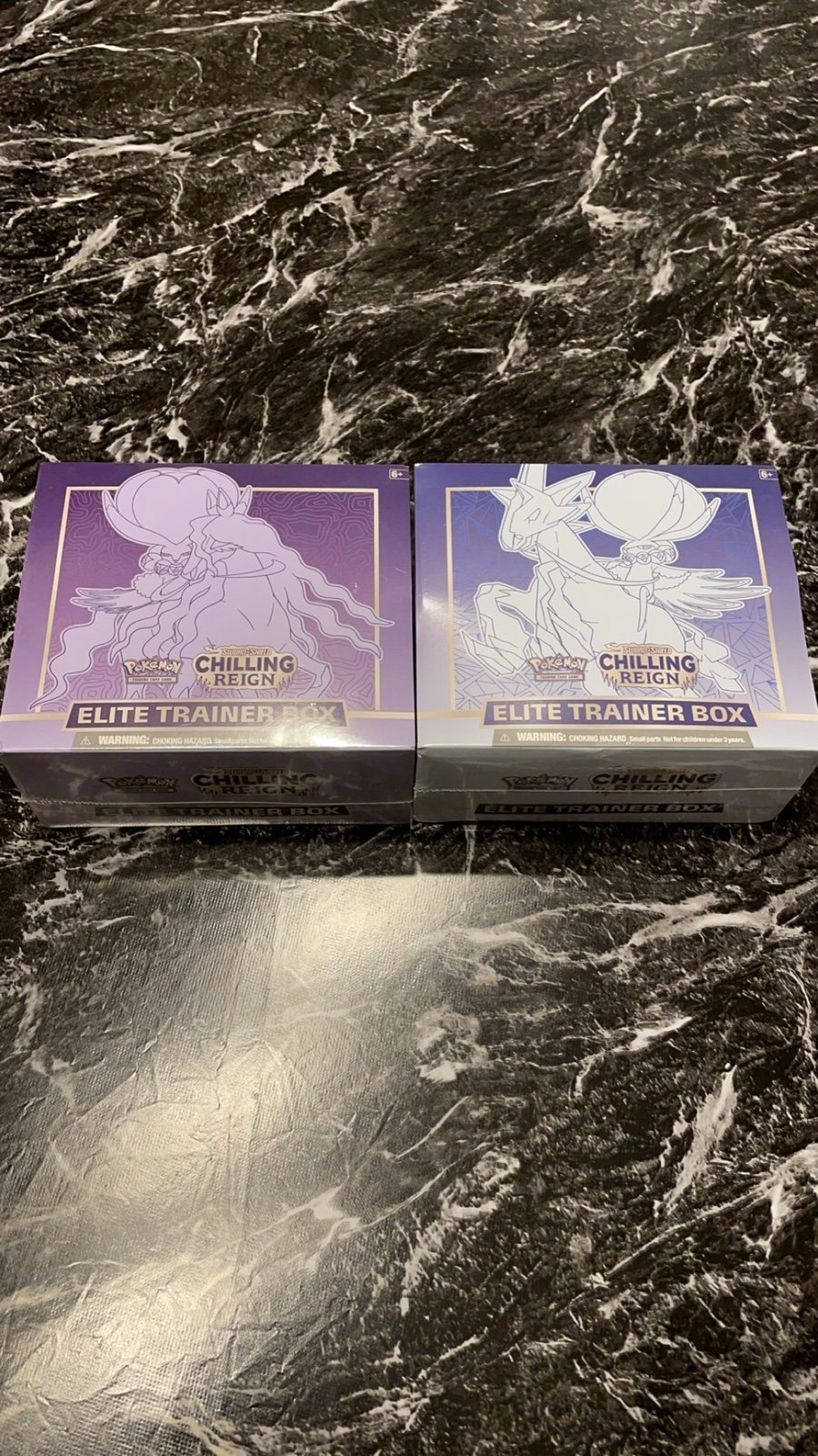 Pokemon Chilling Reign Elite Trainer Box Set of 2