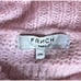 FRNCH Paris Pink Oversized Turtle Neck Soft Sweater Pullover