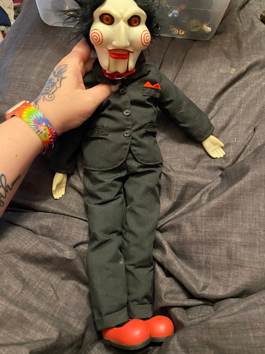 Jigsaw Figure Plush Doll with Sound