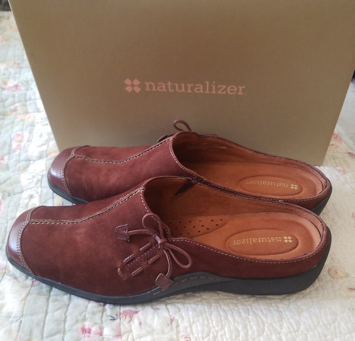 Naturalizer Comfort Mules, Size 10 M, Leather, NWT