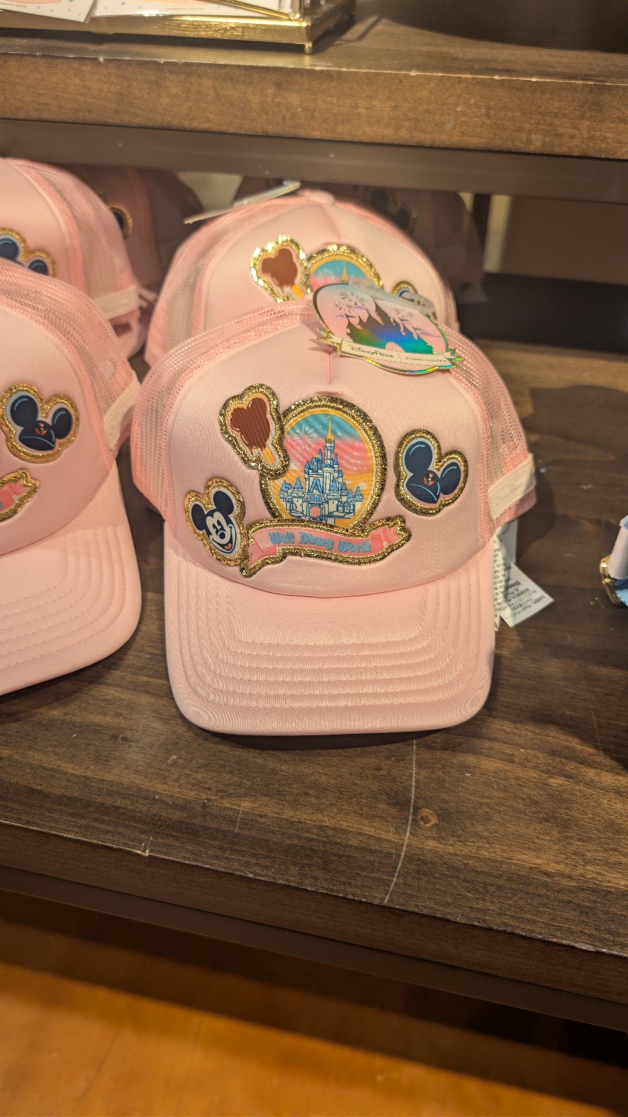 Disney Parks Stoney Clover Collab Pink Trucker Hat NWT