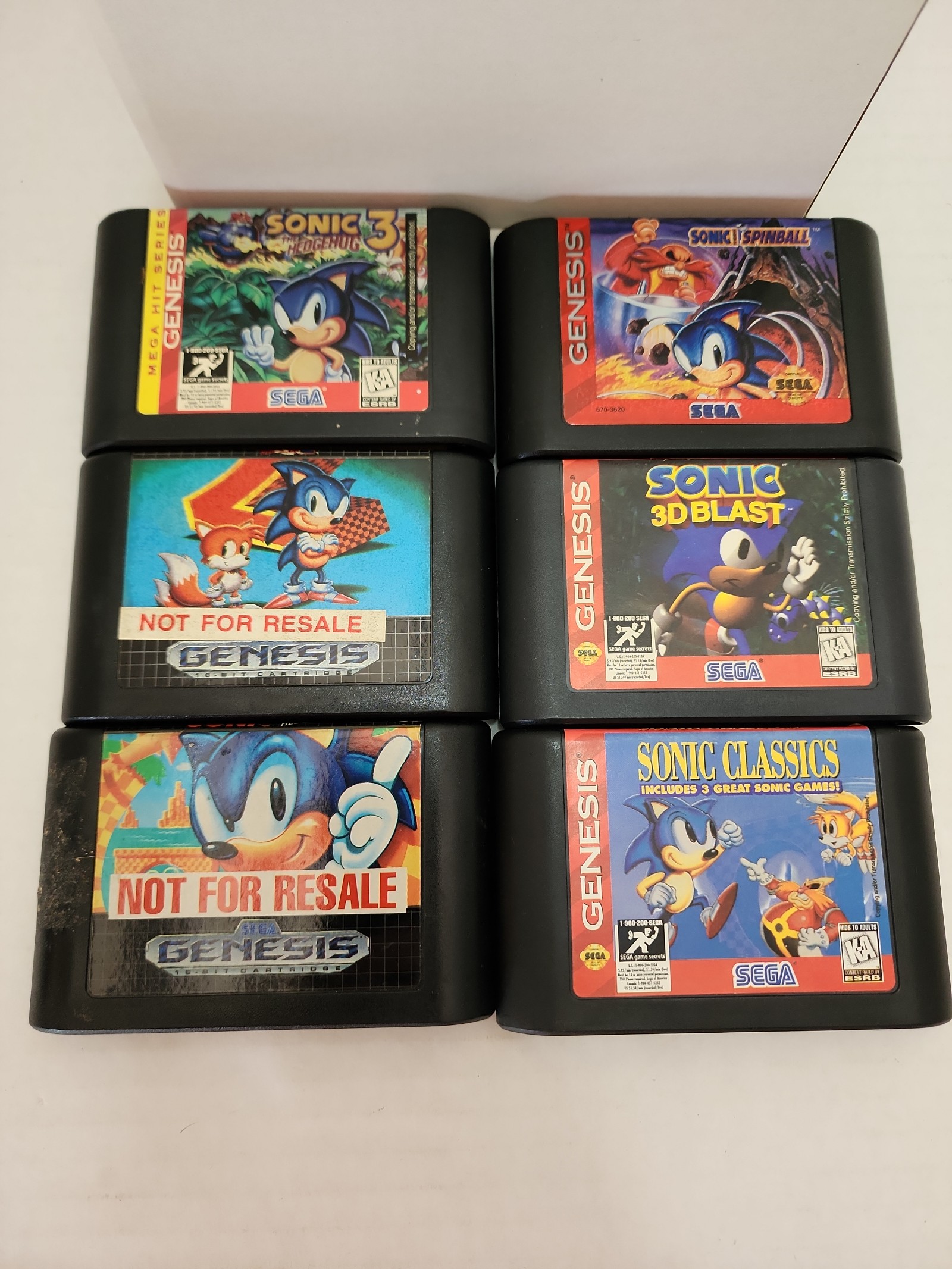 Lot of sonic the hedgehog games