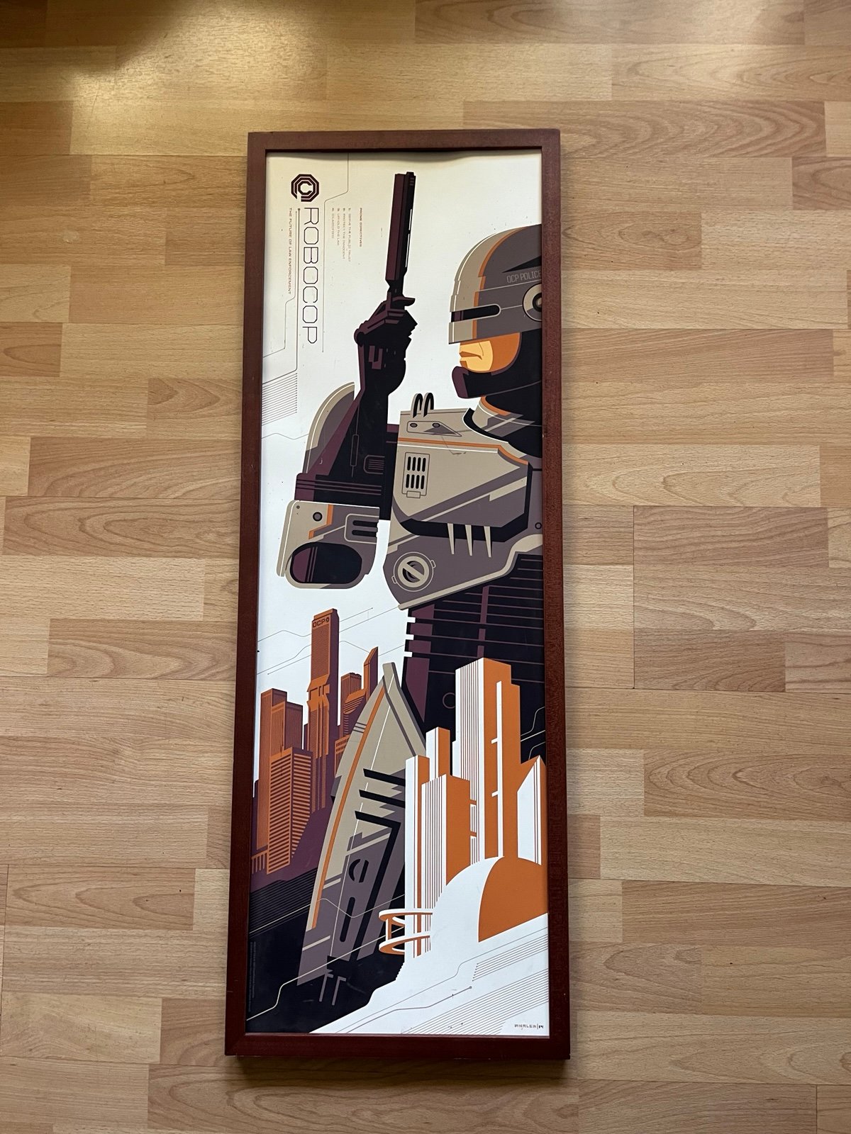 RoboCop 2014 by tom whalen art screen print poster mondo