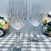 Set Of 2 Gorham MM Regalta Ice Beverage Lead Crystal Glasses Goblets 8.2” Tall