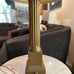 VINTAGE BORGHESE Italian Gold Table Lamp , Home Decor , Column Design 15” / 25”