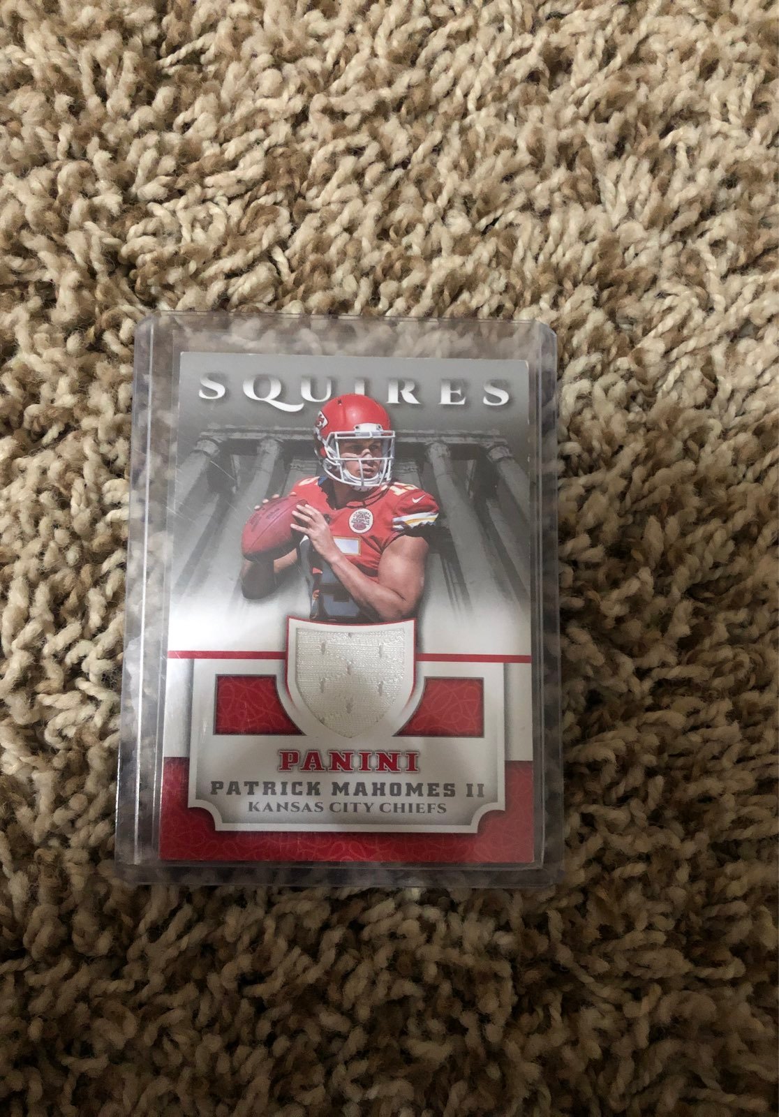 Patrick Mahomes rookie patch