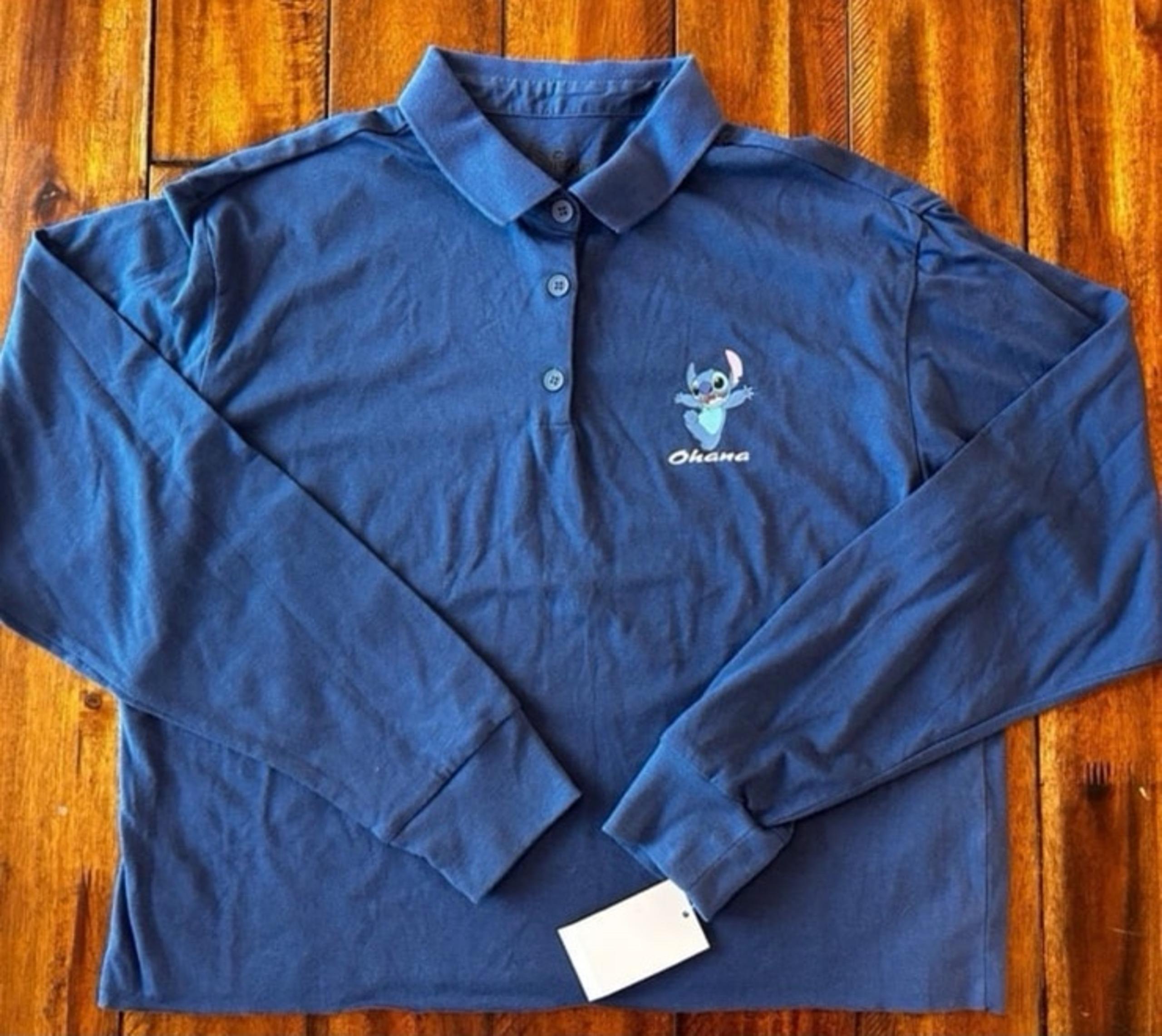 Disney Stitch Polo Shirt Womens size Small NWT