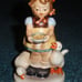 Be Patient Goebel Hummel Figurine TMK6 Girl Feeding Ducks With Original Box!