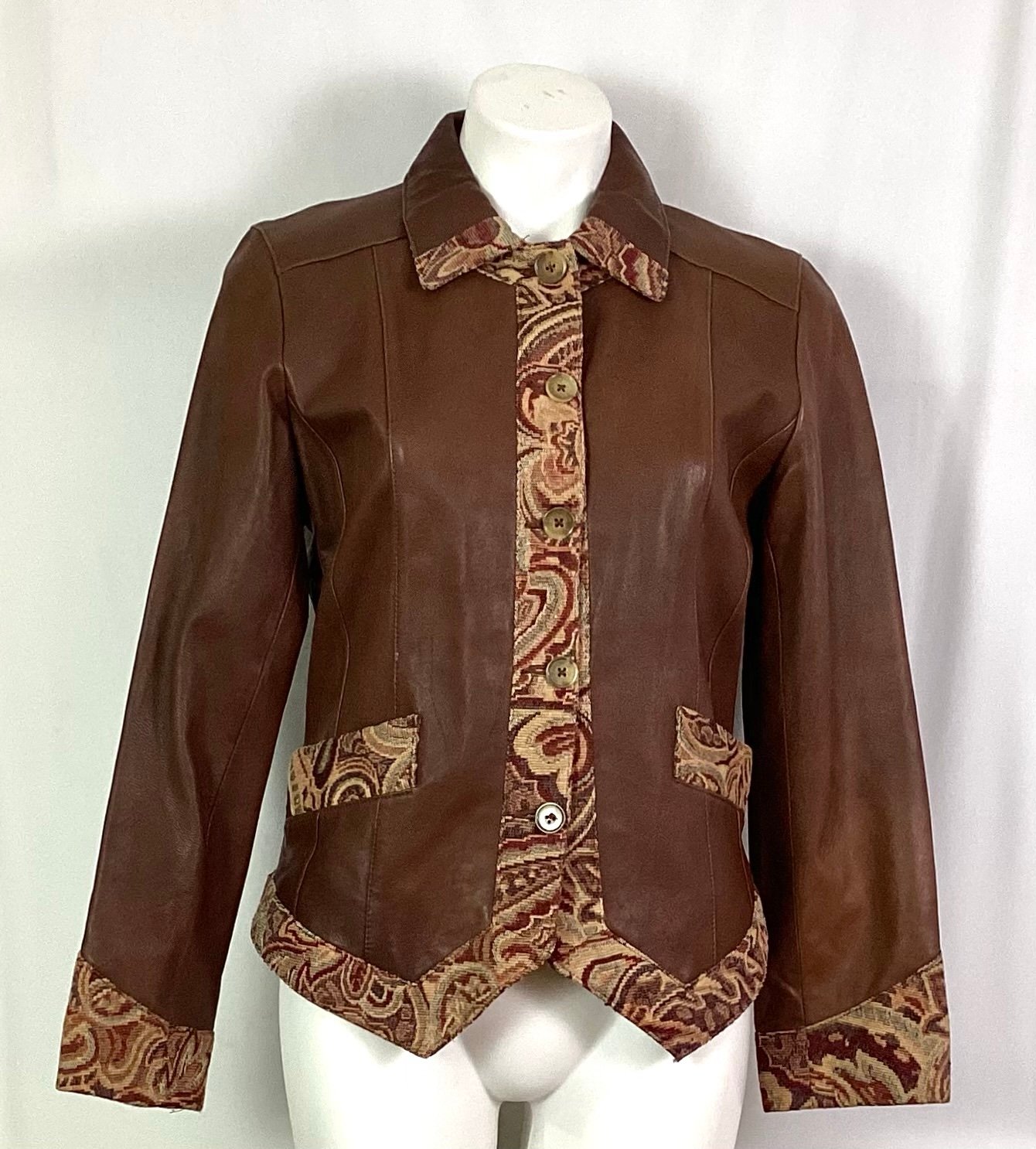 NWOT-Coldwater Creek leather jacket – size S