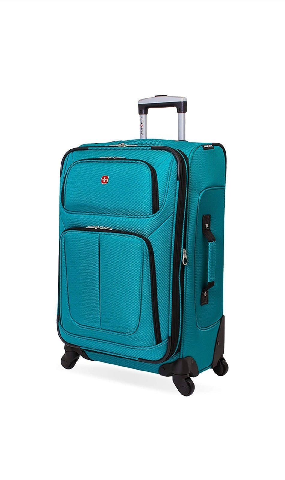 SwissGear Sion Softside Expandable Roller 25in Luggage Teal (J1) SwissGear Sion Softside Expandable Roller 25in Luggage Teal (J1)