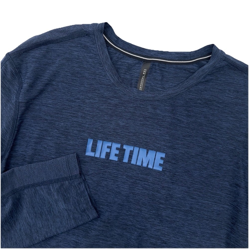 Ten Thousand The Versatile LS Shirt Mens Medium Blue Performance TTKT014