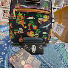 Loungefly studio ghibli spirited away bath house towns bag brand new!