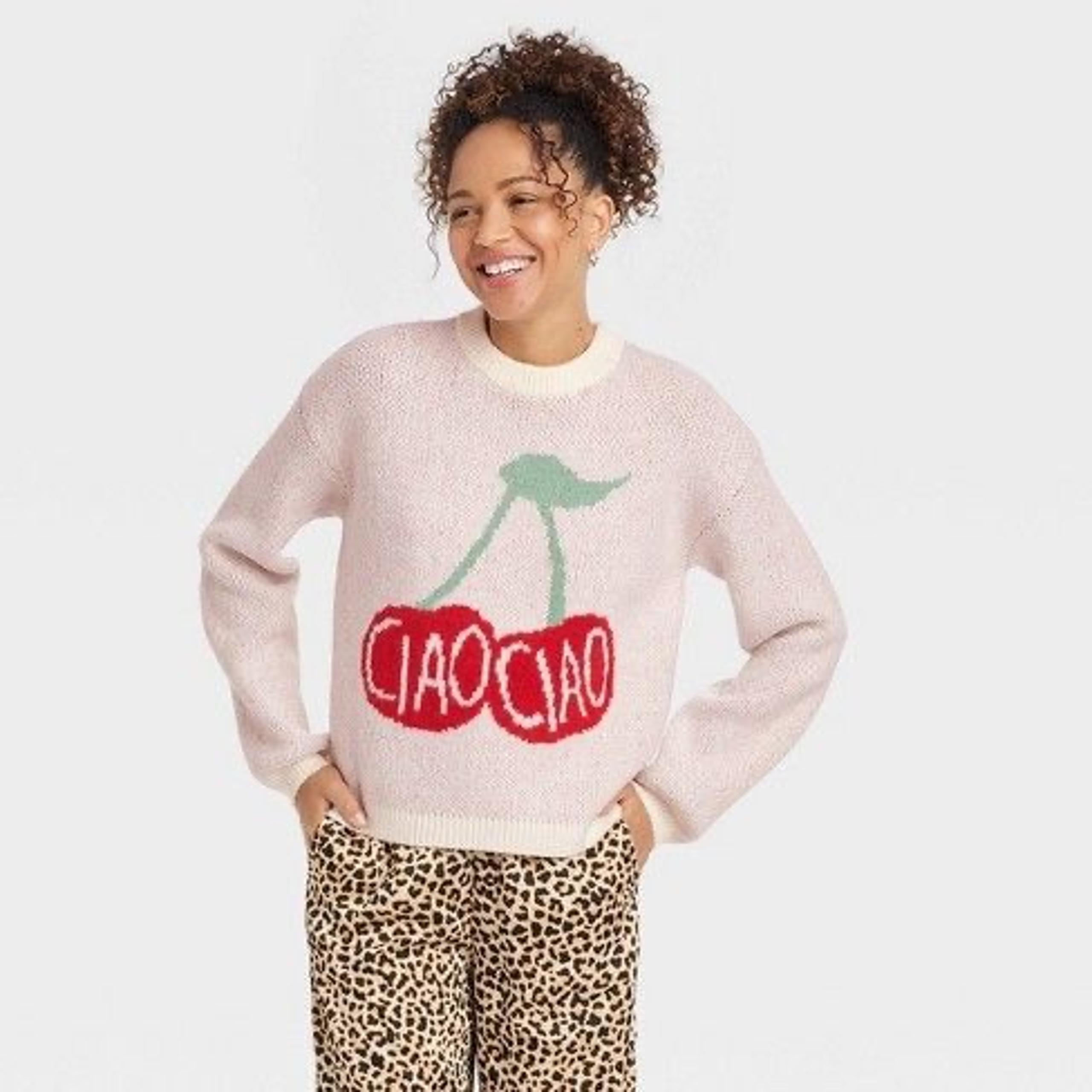 A New Day X Target Women Holiday Crewneck Pullover Sweater