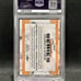 2022 Leaf Signature Series 1/1 Dual Autographs Brown/ Bennedict Mathurin PSA 8