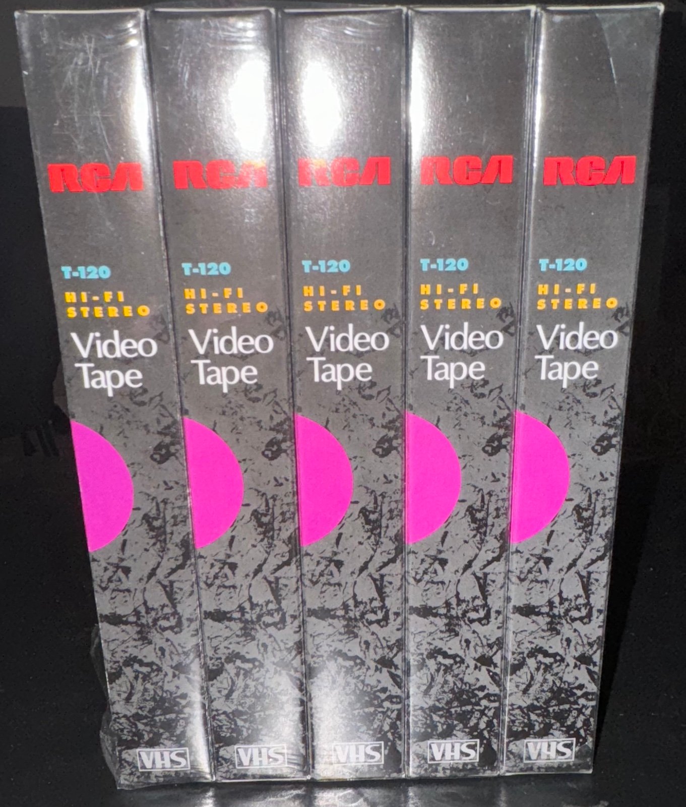 RCA T-120 Video Tape Set of 5