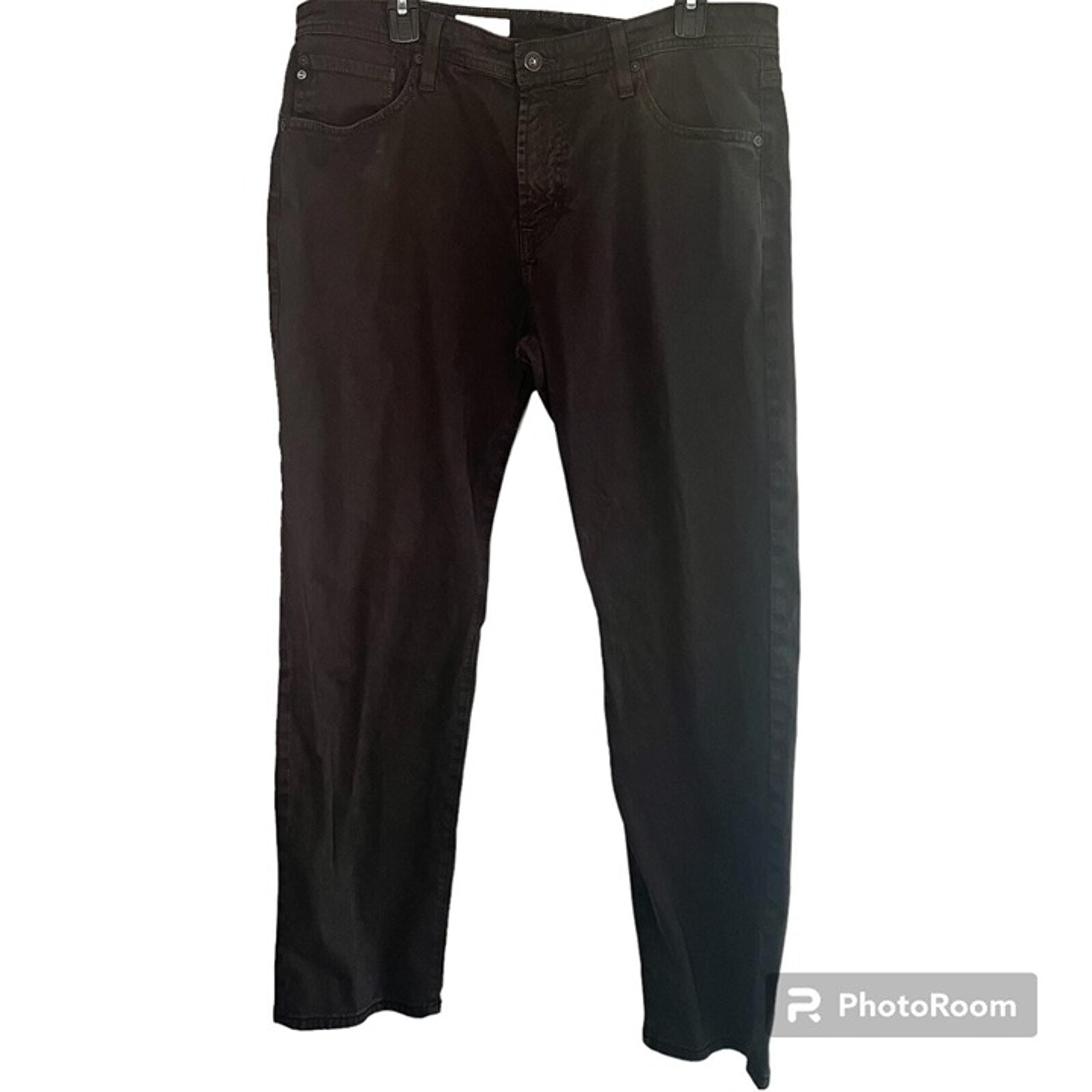 Men's THE GRADUATE Tailored Leg charcoal/gray pants 36X32 - Adriano Goldschmied