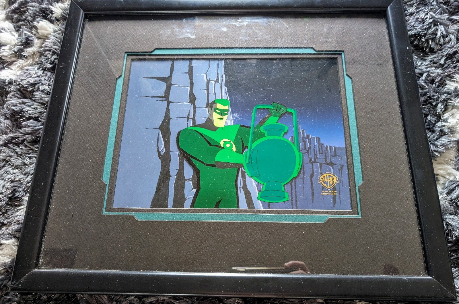 Green Lantern Superman animated series Production cel