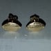 New 14k Yellow Gold Football Earrings