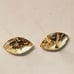New 14k Yellow Gold Football Earrings