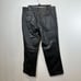 Wilsons Pants Men 34 Pelle Studio Black Genuine Leather Motorcycle NEW