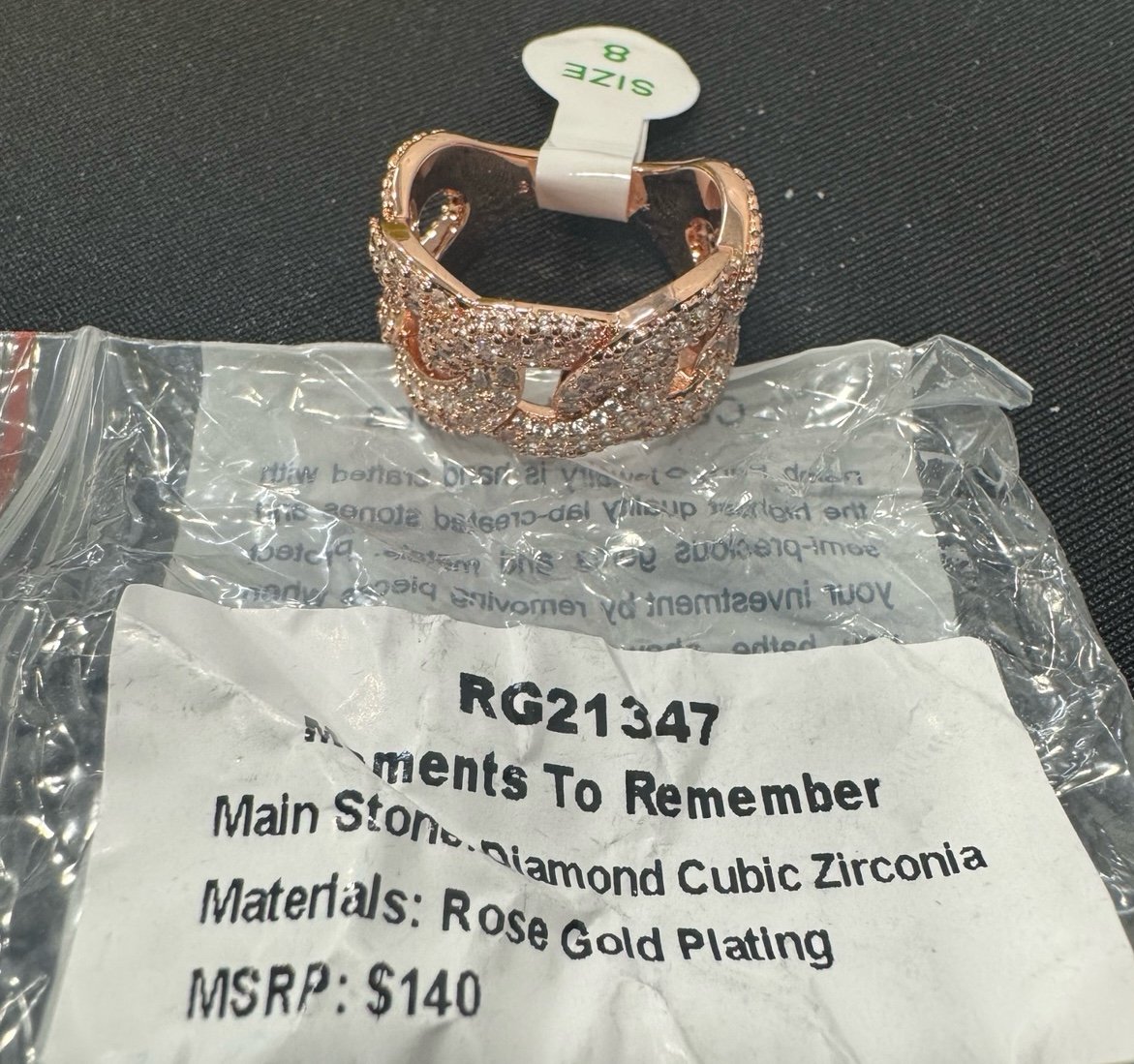 Bomb Party ring size 8