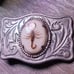 Vintage preserved scorpion belt buckle