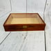 Vintage WOOD CIGAR BOX -GLASS LID - COHIBA - LA HABANA, CUBA - 8 X 11 1/2 HUMIDO