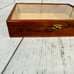 Vintage WOOD CIGAR BOX -GLASS LID - COHIBA - LA HABANA, CUBA - 8 X 11 1/2 HUMIDO