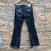 True Religion Flare Joey Jeans w/ White