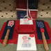Rae Dunn 4th of july coaster/spatula/miniature cake/meatloaf dish