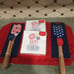 Rae Dunn 4th of july coaster/spatula/miniature cake/meatloaf dish