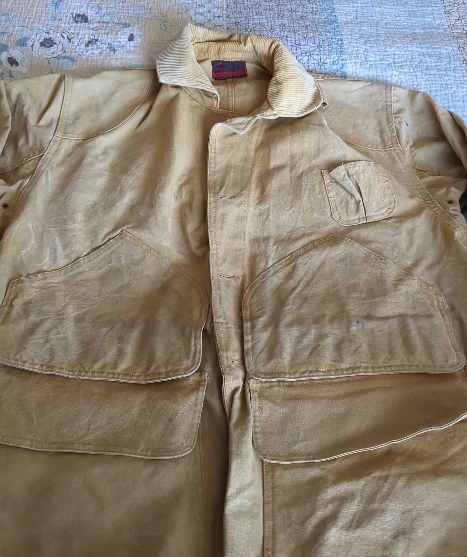 Vintage Wards Western Field Hunting Mens Jacket Size 2X