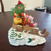 Rare Vtg Disney Store Poohs Winter Wonderland Sled Stocking Holder Tigger Piglet