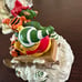 Rare Vtg Disney Store Poohs Winter Wonderland Sled Stocking Holder Tigger Piglet