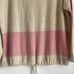 NWT Haven 100% cashmere striped color block scoop neck drawstring waist sweater