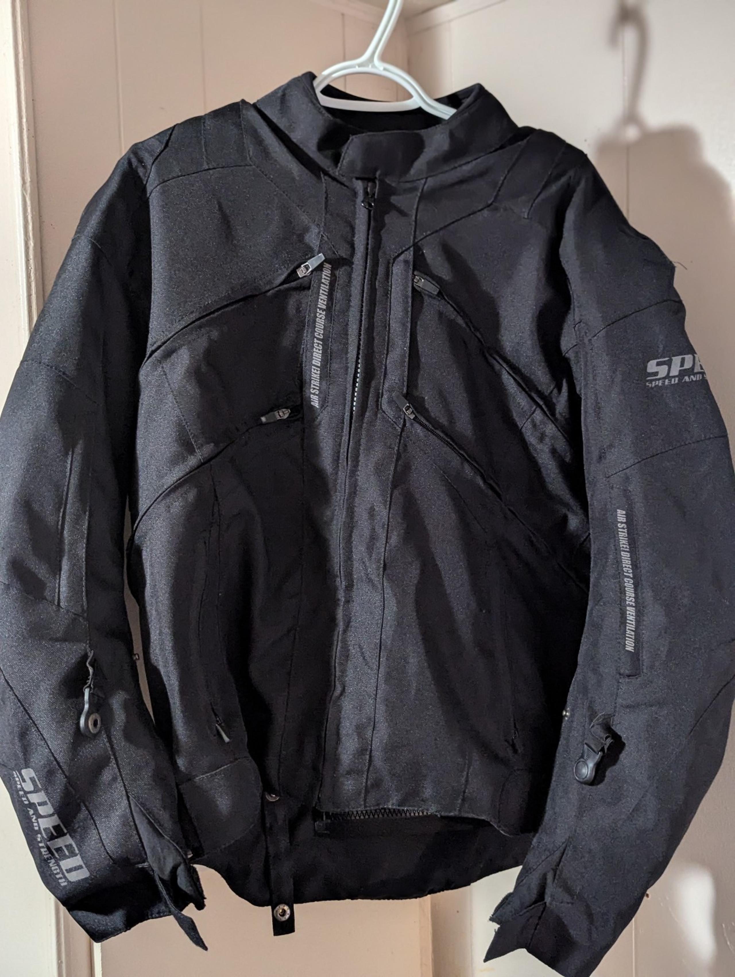 Speed and Strength Armored Motorcycle Jacket Mens size M