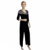 Alex Evenings Women's Portrait Collar Velvet Pant Set Small Petite