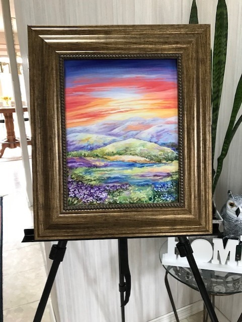 Original Oil Painting on canvas,20 hot