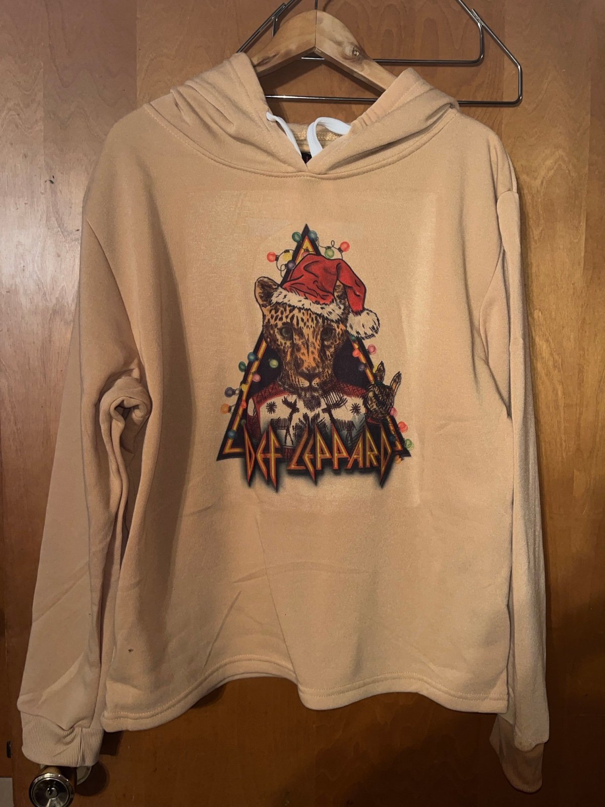 Def Leppard Xmas hoodie size 2x