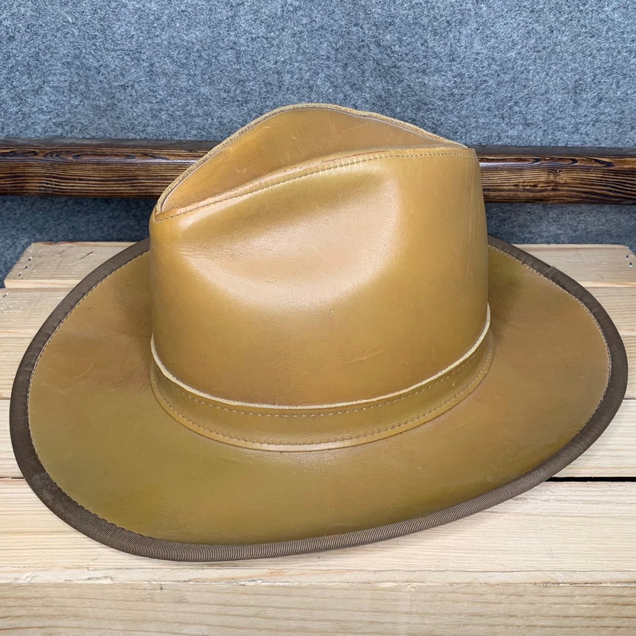 Vintage Tan Hat