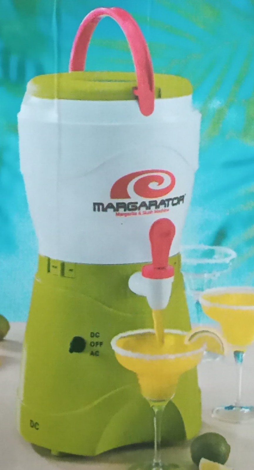 Nostalgia Margarator 1-Gallon Margarita Machine Slushes Daiquiris AC/DC Power