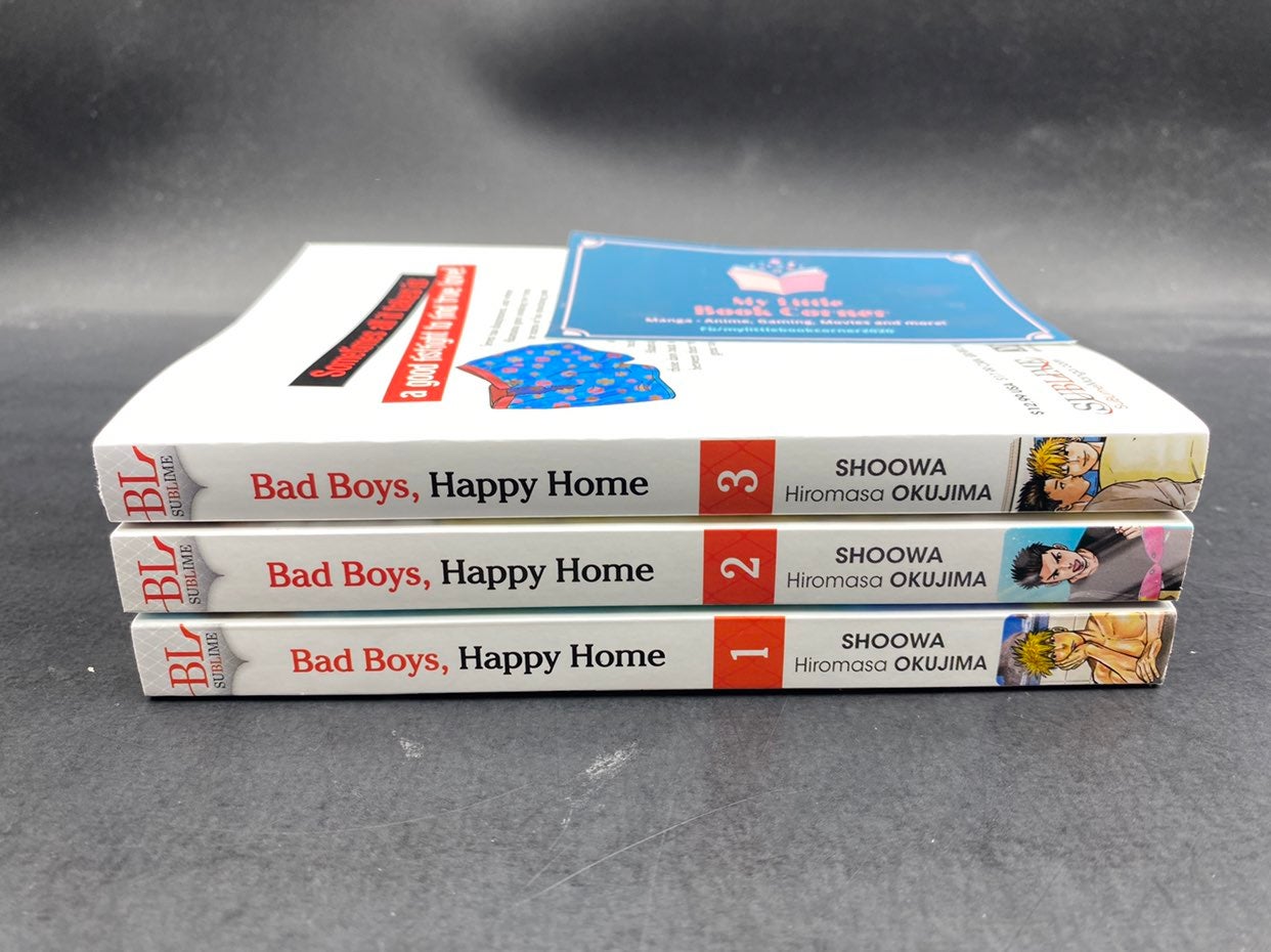 Bad Boys, Happy Home manga vol 1-3 Complete set