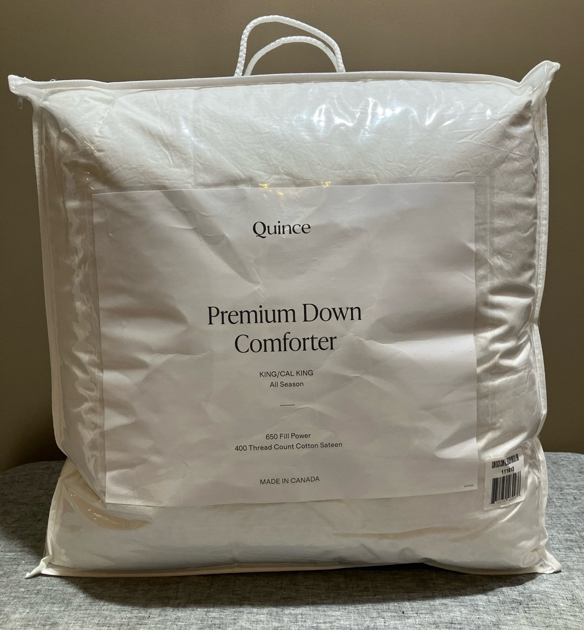 New Quince Premium Down King/Cal King Comforter J90