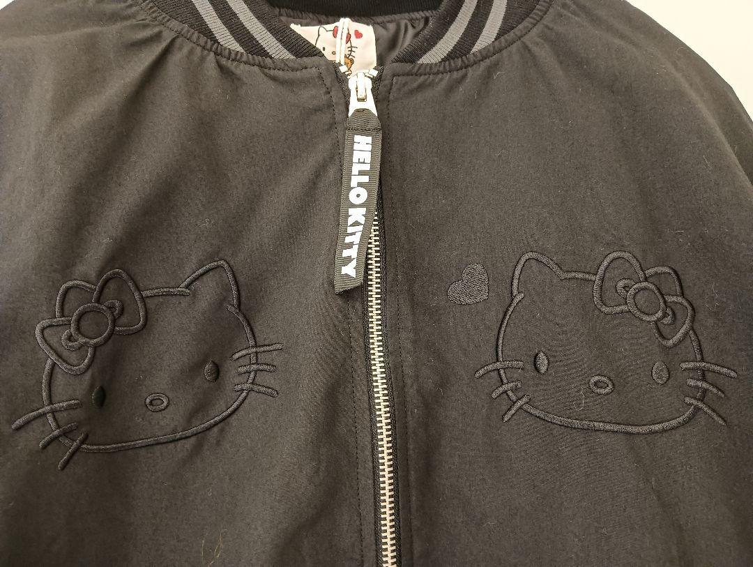 Brand New with Tag - Hello Kitty Adult MA-1 Black Varsity Jacket