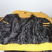 Black Wool Varsity Letterman Bomber Base